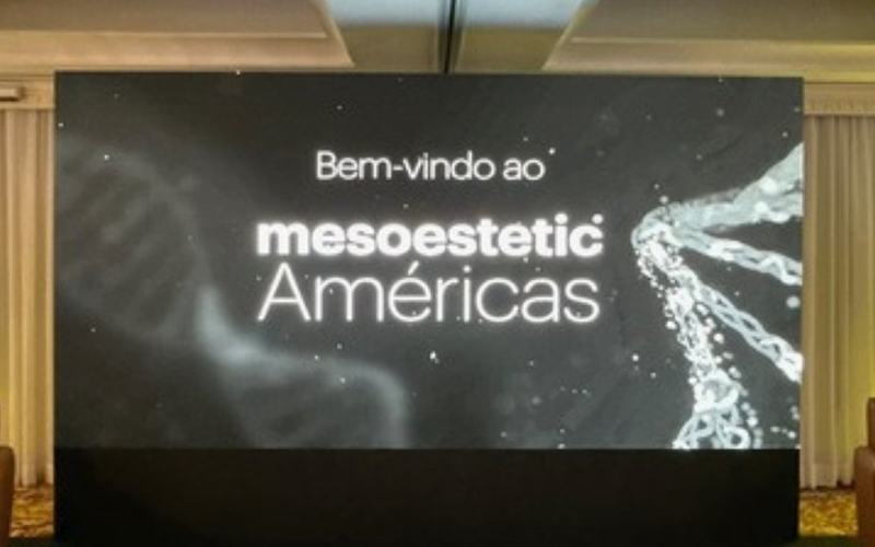 Painel de LED para eventos em São Paulo: painel de LED com mensagem de boas-vindas em evento em hotel